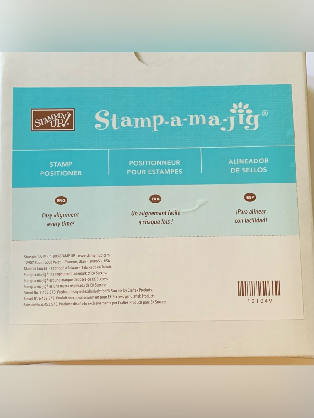 Stampin' Up! Stamp-a-ma-jig Positioner.  New